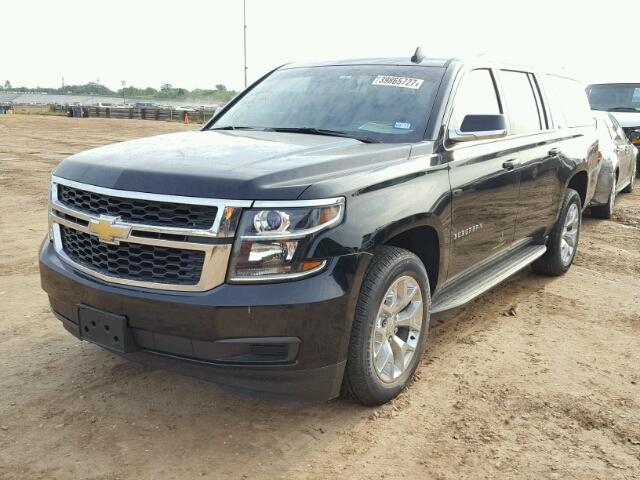 1GNSCHKC6GR406027 - 2016 CHEVROLET SUBURBAN C BLACK photo 2