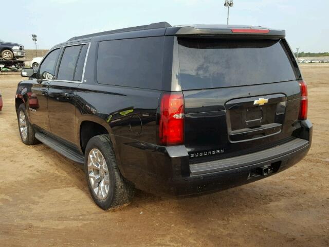 1GNSCHKC6GR406027 - 2016 CHEVROLET SUBURBAN C BLACK photo 3