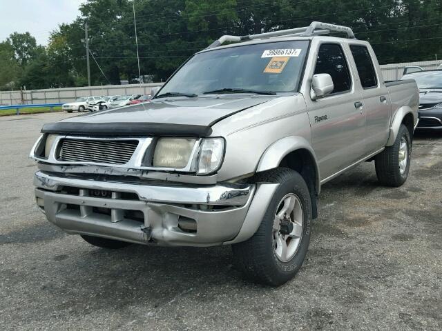 1N6ED27Y3YC376216 - 2000 NISSAN FRONTIER C SILVER photo 2