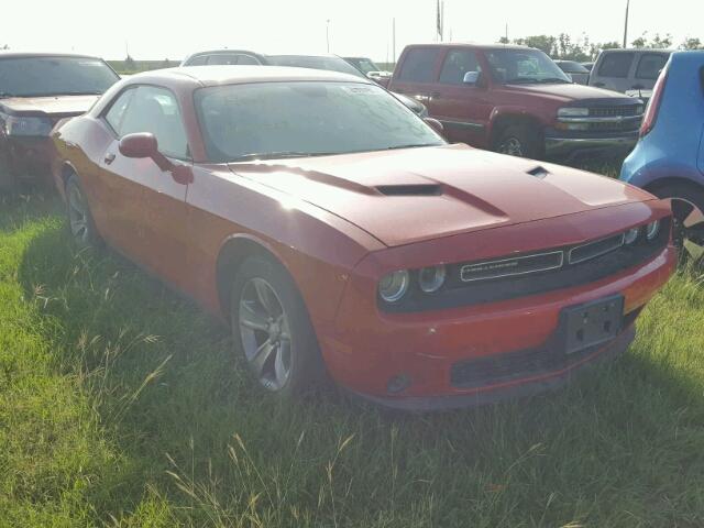 2C3CDZAG1FH704296 - 2015 DODGE CHALLENGER RED photo 1