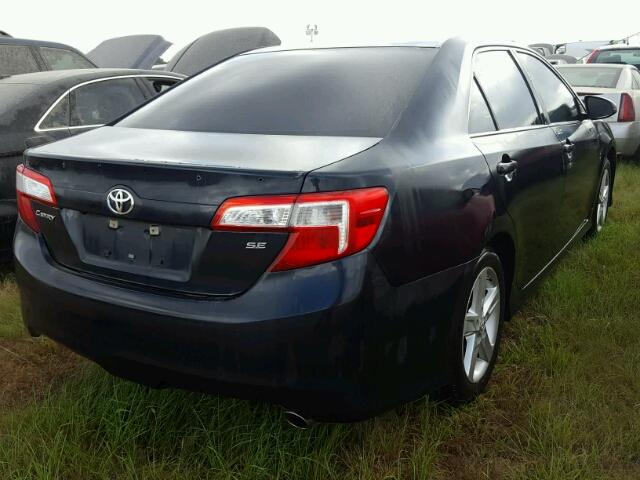 4T1BF1FK1EU419296 - 2014 TOYOTA CAMRY L BLACK photo 4