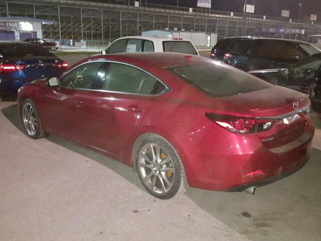 JM1GJ1W58E1110154 - 2014 MAZDA 6 RED photo 3