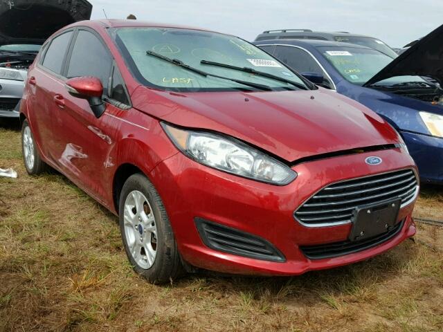 3FADP4EJ3GM206688 - 2016 FORD FIESTA SE RED photo 1