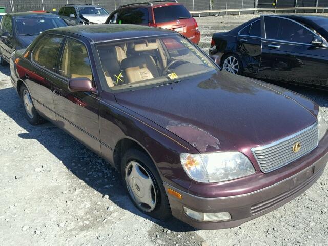 JT8BH28F0W0101391 - 1998 LEXUS LS 400 BURGUNDY photo 1