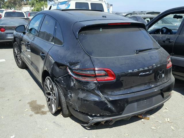 WP1AB2A57GLB51283 - 2016 PORSCHE MACAN S BLACK photo 3