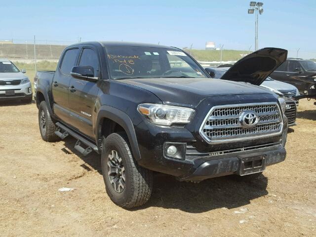 5TFCZ5AN5GX040487 - 2016 TOYOTA TACOMA BLACK photo 1