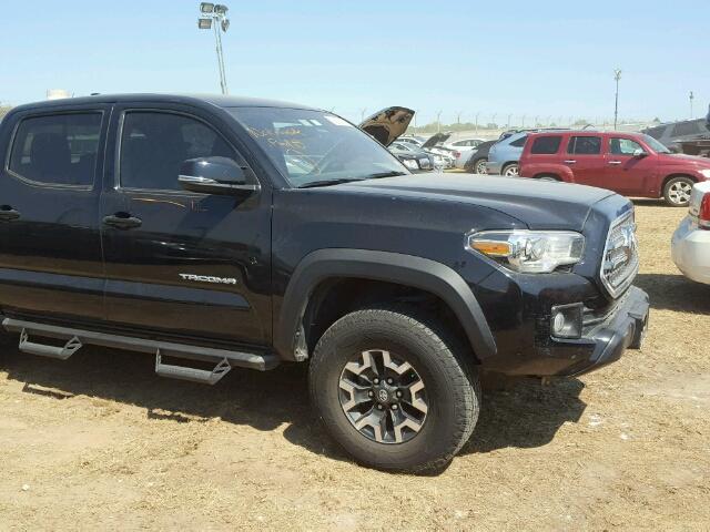 5TFCZ5AN5GX040487 - 2016 TOYOTA TACOMA BLACK photo 9