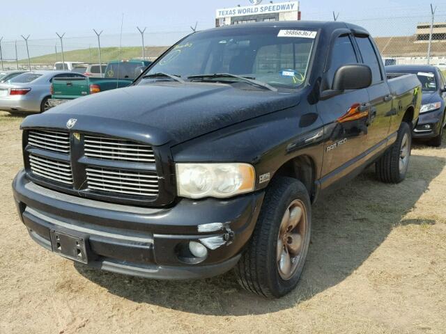 1D7HU18D13S289909 - 2003 DODGE RAM 1500 BLACK photo 2