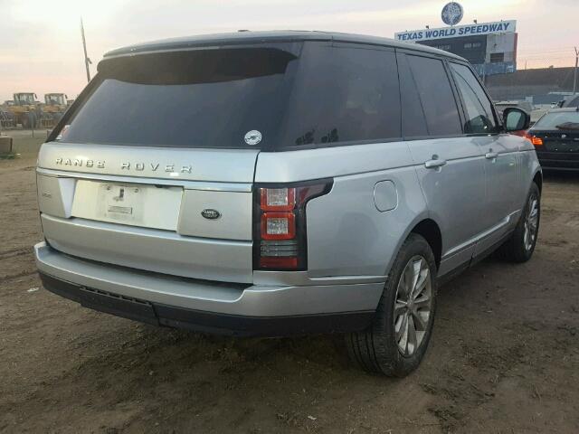 SALGS2WF4EA166113 - 2014 LAND ROVER RANGE ROVE SILVER photo 4