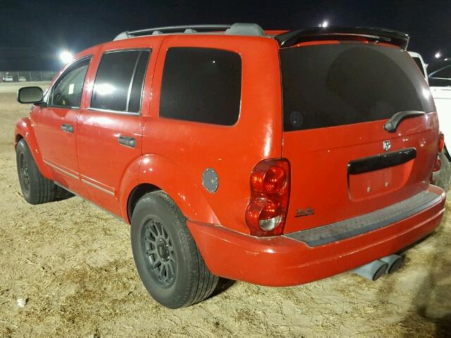 1D4HD58D74F180045 - 2004 DODGE DURANGO RED photo 3