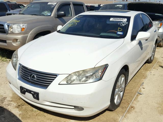 JTHBJ46G782203189 - 2008 LEXUS ES 350 WHITE photo 2