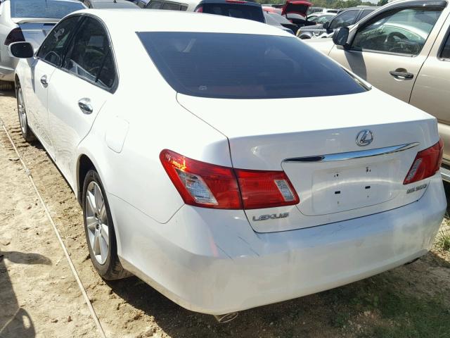 JTHBJ46G782203189 - 2008 LEXUS ES 350 WHITE photo 3