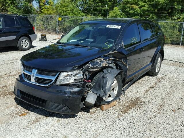 3D4GG57V69T215572 - 2009 DODGE JOURNEY SX BLACK photo 2