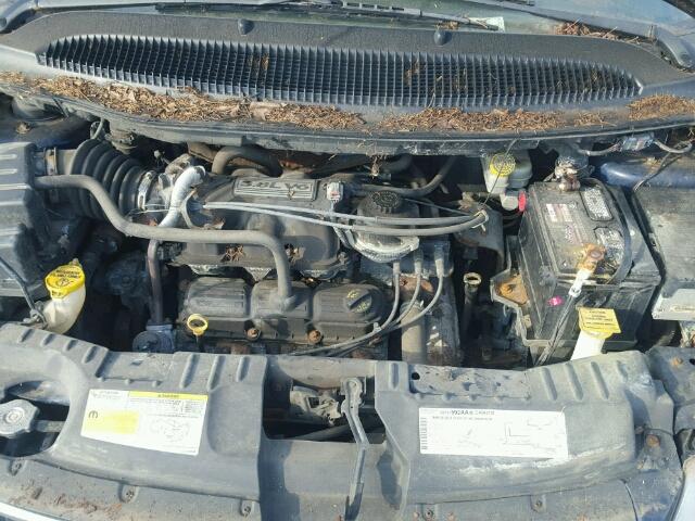 2A4GP54L36R779964 - 2006 CHRYSLER TOWN & COU BLUE photo 7