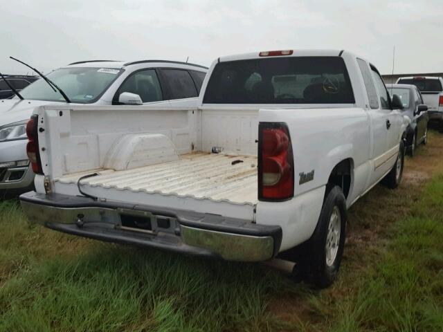 2GCEC19V841160655 - 2004 CHEVROLET SILVERADO WHITE photo 4