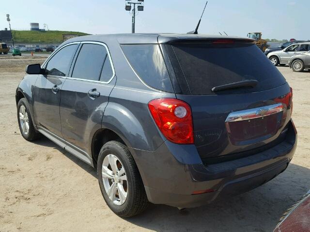 2CNALBEC8B6361833 - 2011 CHEVROLET EQUINOX LS GRAY photo 3