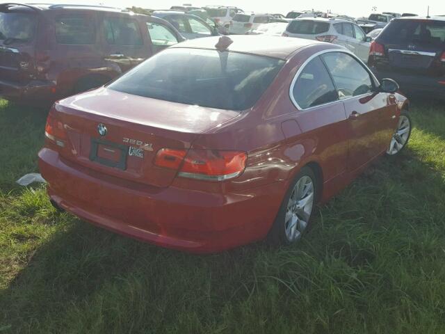 WBAWV53558P079262 - 2008 BMW 328 RED photo 4