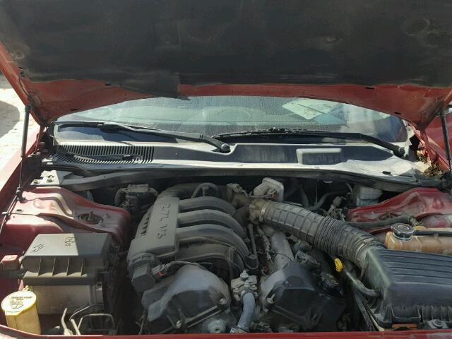 2C3KA43R17H788403 - 2007 CHRYSLER 300 MAROON photo 7