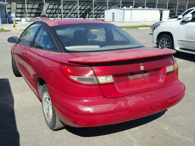 1G8ZE1286WZ145527 - 1998 SATURN SC1 RED photo 3