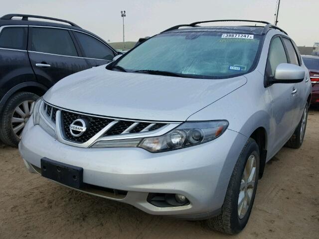 JN8AZ1MU2BW066633 - 2011 NISSAN MURANO S SILVER photo 2