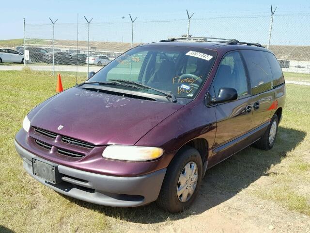 2B4FP2533XR323444 - 1999 DODGE CARAVAN MAROON photo 2