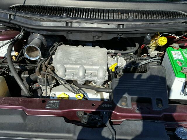 2B4FP2533XR323444 - 1999 DODGE CARAVAN MAROON photo 7