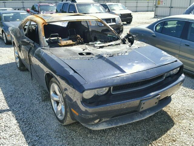 2C3CDYAG3CH293781 - 2012 DODGE CHALLENGER BLUE photo 1