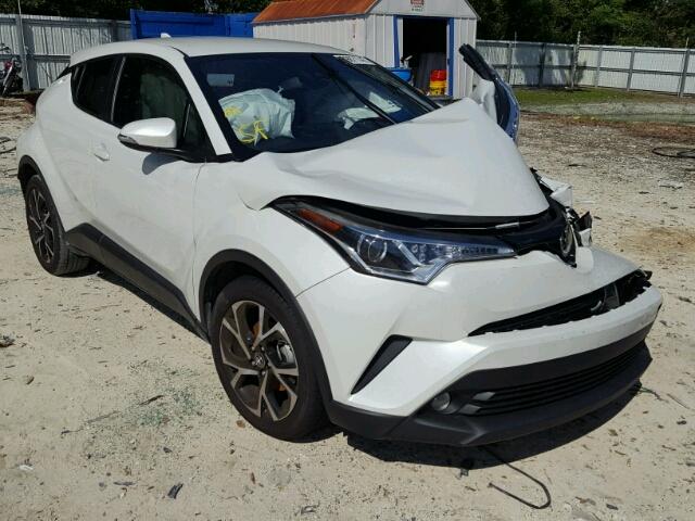 NMTKHMBX7JR004076 - 2018 TOYOTA C-HR XLE WHITE photo 1