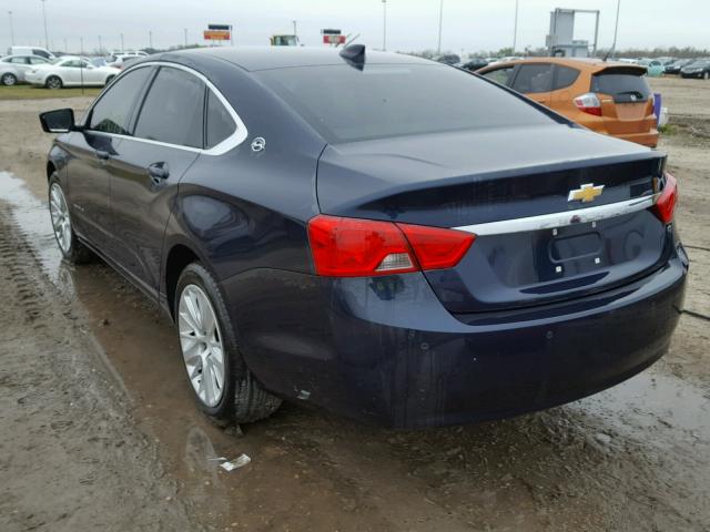 2G11Z5SA2G9204210 - 2016 CHEVROLET IMPALA 蓝色 照片 3