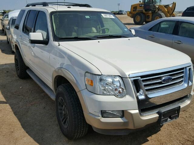 1FMEU6EE8AUA17149 - 2010 FORD EXPLORER E WHITE photo 1