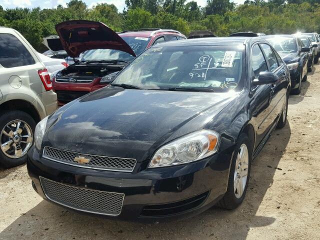 2G1WG5E38C1310985 - 2012 CHEVROLET IMPALA BLACK photo 2