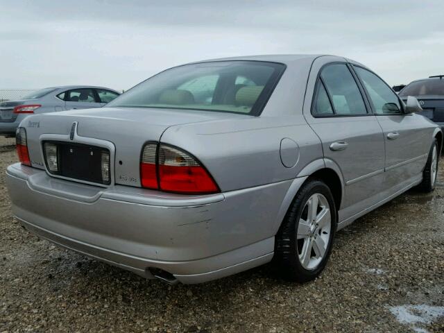 1LNFM87A86Y630804 - 2006 LINCOLN LS SILVER photo 4