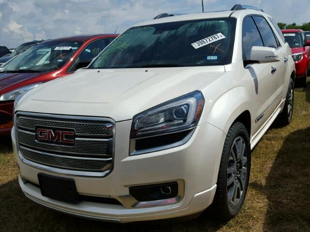 1GKKRTKD1EJ111601 - 2014 GMC ACADIA WHITE photo 2