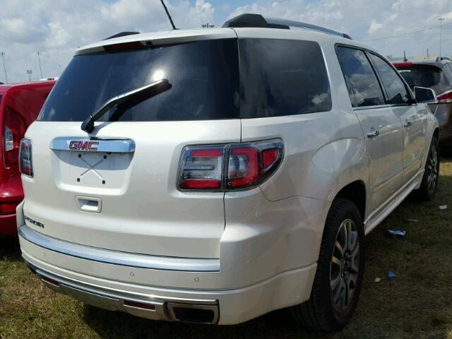 1GKKRTKD1EJ111601 - 2014 GMC ACADIA WHITE photo 4