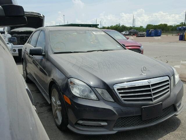 WDDHF5KB5DA728898 - 2013 MERCEDES-BENZ E 350 GRAY photo 1