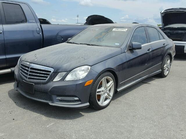 WDDHF5KB5DA728898 - 2013 MERCEDES-BENZ E 350 GRAY photo 2