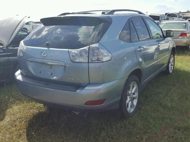 2T2GK31U68C054850 - 2008 LEXUS RX BLUE photo 4