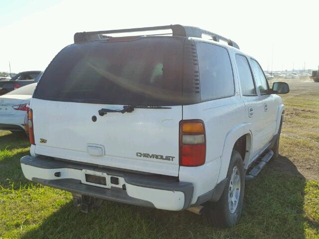 1GNEK13Z23R150540 - 2003 CHEVROLET TAHOE WHITE photo 4