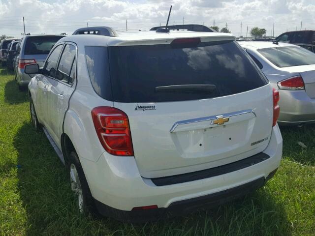 2GNALCEK4G6244038 - 2016 CHEVROLET EQUINOX WHITE photo 3