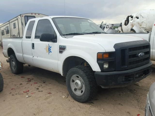 1FTSX21R18EB51733 - 2008 FORD F250 SUPER WHITE photo 1