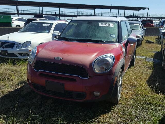 WMWZC3C59DWP20968 - 2013 MINI COOPER RED photo 2