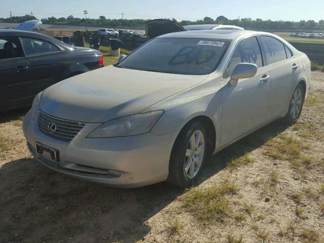 JTHBJ46G472027653 - 2007 LEXUS ES 350 SILVER photo 2