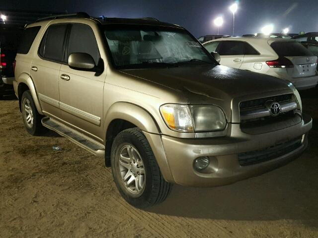 5TDZT38A65S251929 - 2005 TOYOTA SEQUOIA LI GOLD photo 1