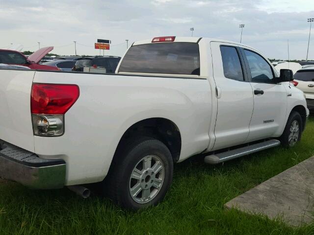 5TFRV54108X041739 - 2008 TOYOTA TUNDRA DOU WHITE photo 4