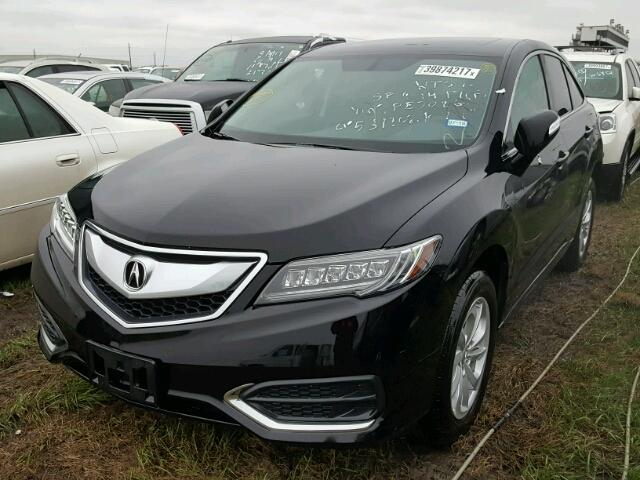 5J8TB3H36HL003777 - 2017 ACURA RDX BLACK photo 2