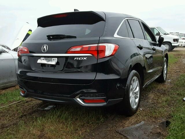 5J8TB3H36HL003777 - 2017 ACURA RDX BLACK photo 4