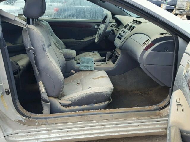 4T1CA38P44U003099 - 2004 TOYOTA CAMRY SOLA SILVER photo 5