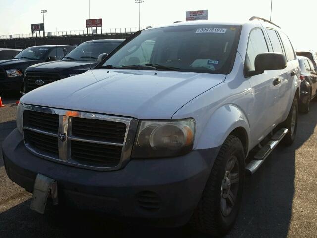 1D8HD38K38F114440 - 2008 DODGE DURANGO SX WHITE photo 2