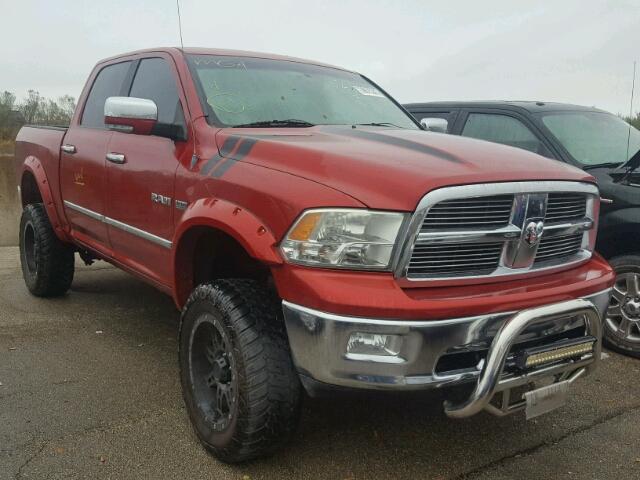 1D7RV1CT9AS183592 - 2010 DODGE RAM 1500 RED photo 1