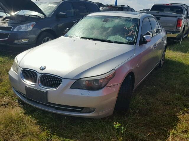 WBANW13588CZ80179 - 2008 BMW 535 I SILVER photo 2